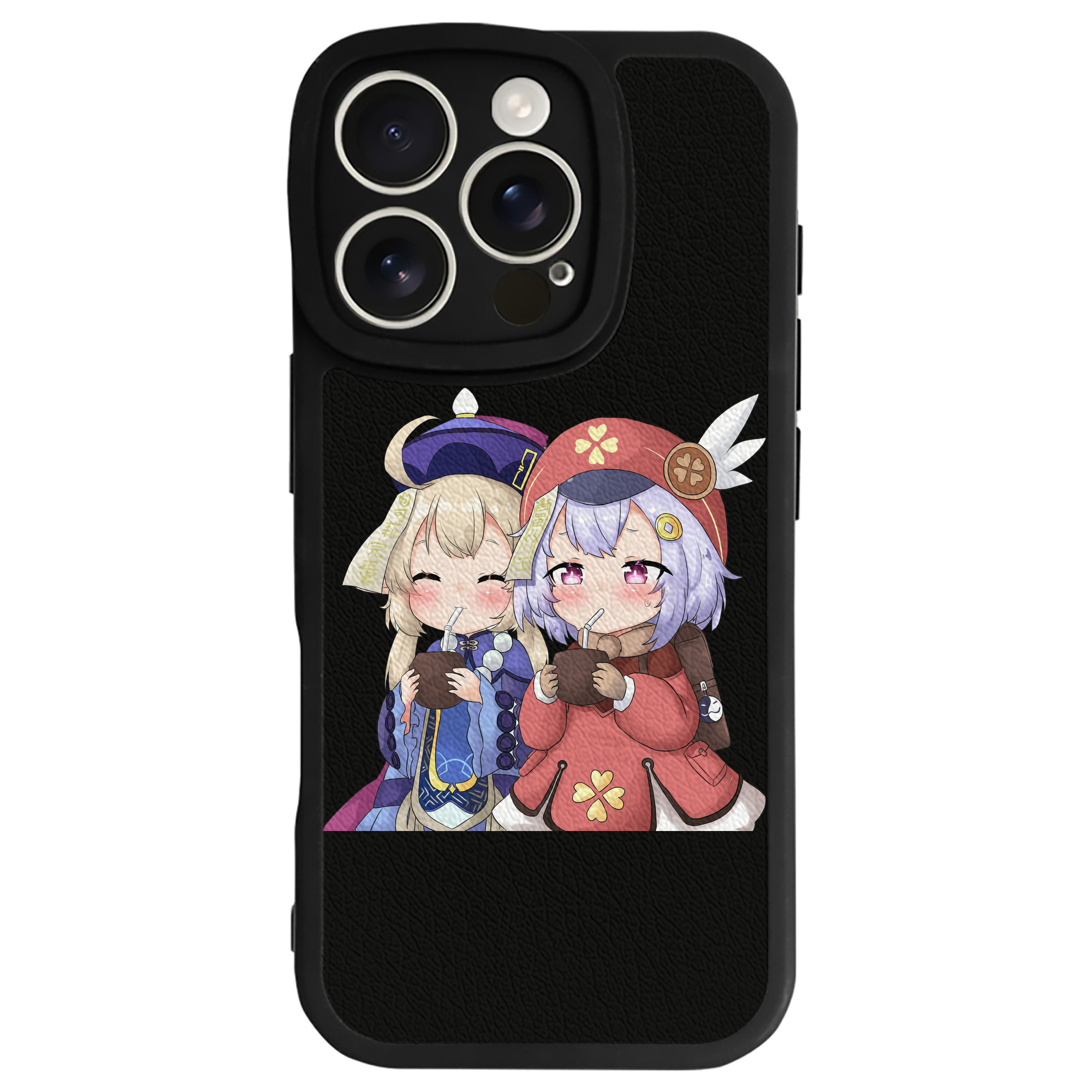 げんし神 七七 なな  genshin Nana 【iPhone 16シリーズ対応】シリコンスマホケース（レザー調） 材質：シリコン